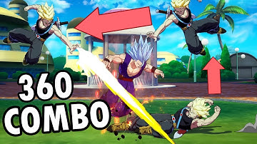 FLIP 360 IS INSANE Trunks can Now do This Combo DBFZ