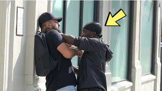 You Want TROUBLE!? Prank in the Hood! (Crazy Ending)