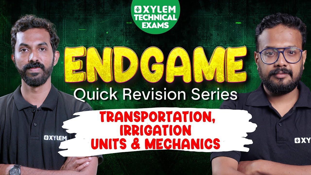 ENDGAME | Quick Revision | Irrigation | Transportation | Units &  Mechanics | FREE CLASS | Xylem