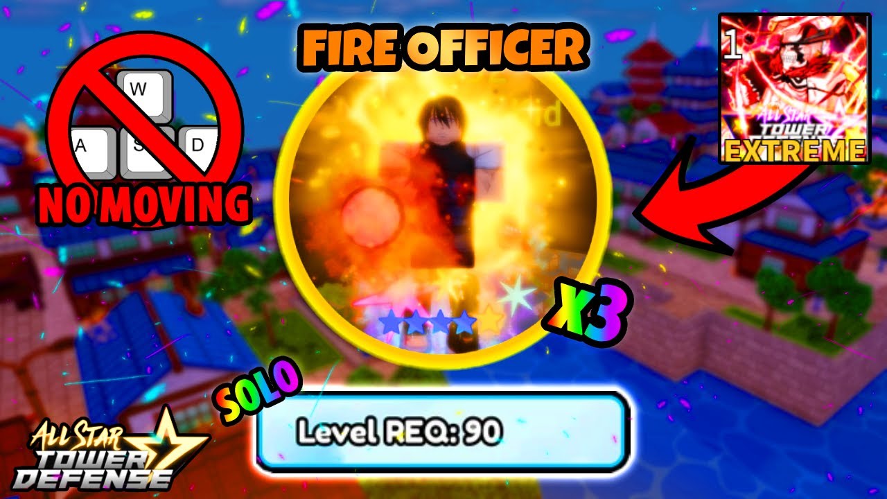 How to Solo Challenge 2 EXTREME Without Moving | 2 UNITS ONLY - All Star Tower Defense