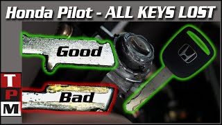 2006 Honda Pilot All Keys Lost - pick, decode, cut and program