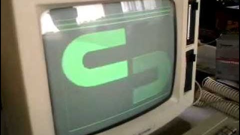 Amstrad PCW 8512 - vector graphics