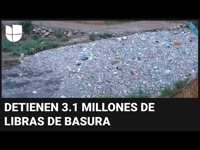 Así retiraron 3.1 millones de libras de basura del Río Las Vacas en Guatemala