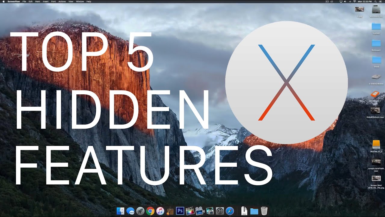 Mac OS X El Capitan: Top 5 Tips and Tricks + Hidden Features - YouTube