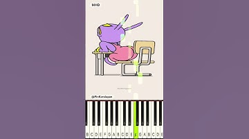 JAX kindness 😊 Pomni x Jax Heartwarming moment in school @pinkorojapan - Piano Tutorial