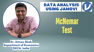 McNemar Test || JAMOVI Tutorials || Dr. Atman Shah
