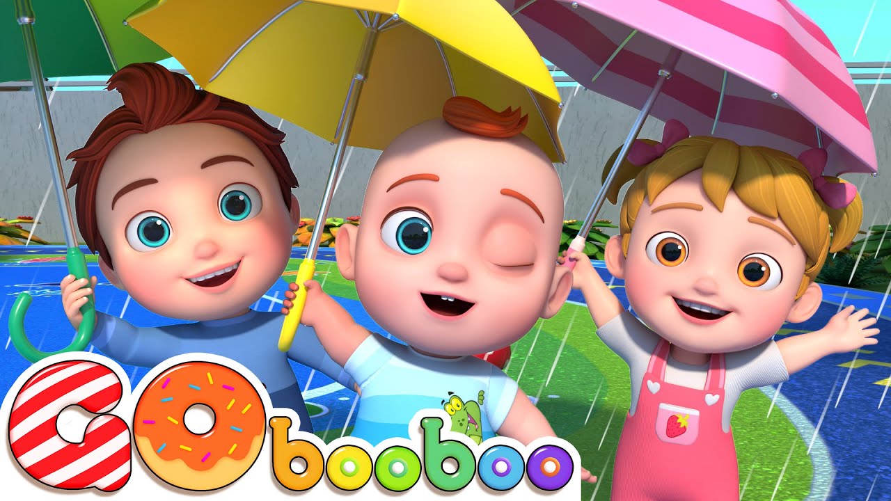 🌧️ Chuva, Chuva, Vá Embora | Desenho Infantil e Músicas Infantis | GoBooBoo em Português