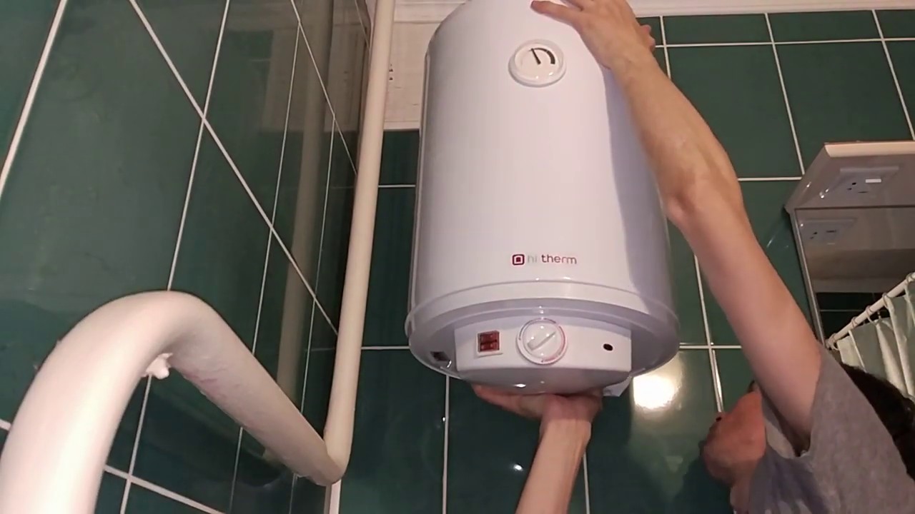 Повесить водонагреватель на пазогребневую плиту - фото