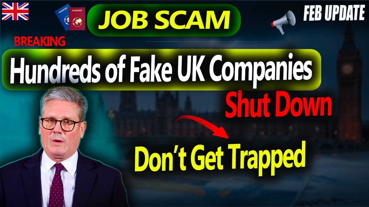 UK Visa Scandal 2026 EXPOSED 🚨 £13,000 Fake Jobs Flood Britain | 470 Companies Shut Down