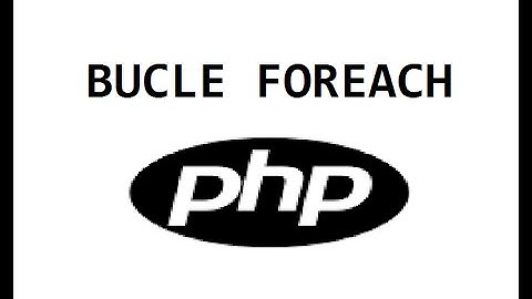 PHP + HTML5 - Bucles [FOREACH]