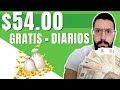 GANA $54.00 DIARIOS Totalmente GRATIS! (✅ Funcionando en 2021) / Cómo GANAR DINERO Por Internet