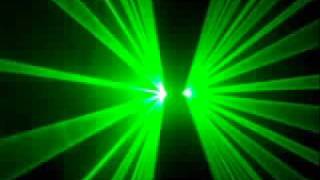Double Heads 2 X 50Mw Green Laser Stage Light - Shinp