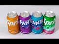 Sprite Chill, Sprite Tropical, Fanta Berry & Fanta Grape