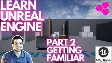 Getting Familiar With UNREAL ENGINE! Part 2 Learning Beginner UNREAL ENGINE! Get Ready for UE5!