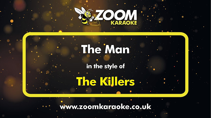 The Man Karaoke version - Karaoke performance video thumbnail