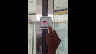Geze automatic door programing