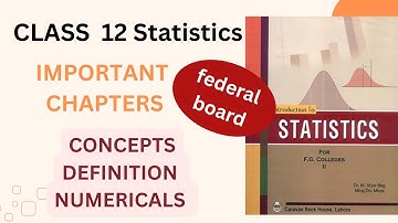 Class 12th Statistics Guess paper FBISE 2025 #fbise #class12 #statistics