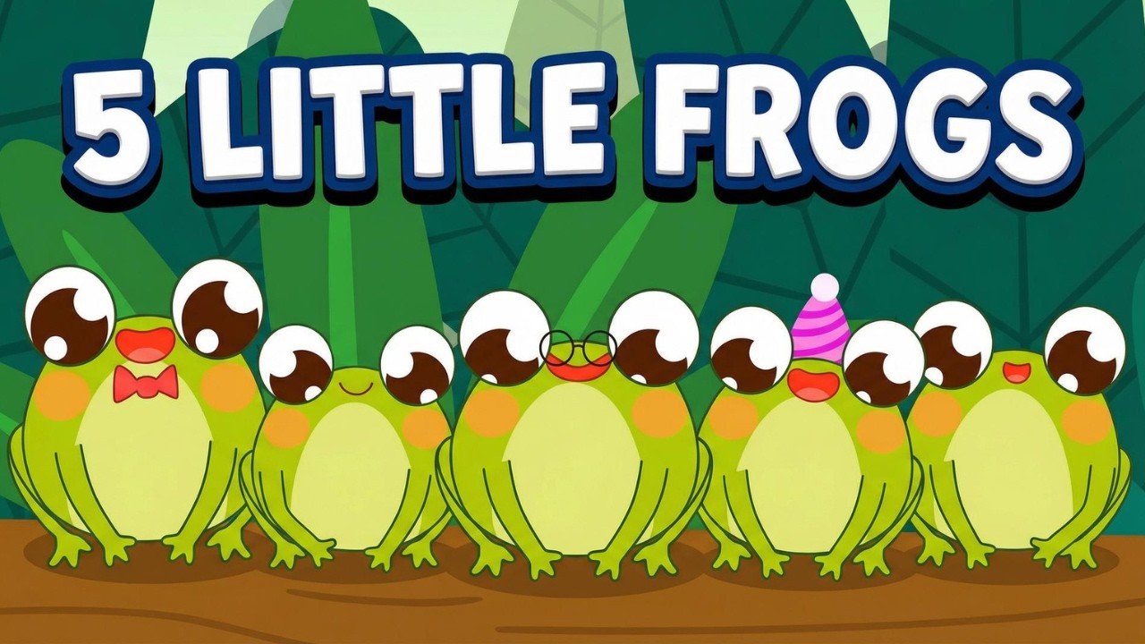 Five Little Speckled Frogs (Sing-Along) | Best Baby Songs 2026 - YouTube