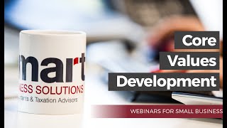Core Values Development Webinar