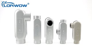 Threaded & Set Screw Type Aluminum Conduit Outlet Body For EMT/IMC/Rigid Conduit