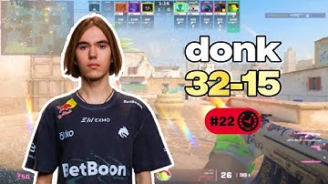 💀 DONK 32-15 POV: FACEIT MASTERCLASS (Dust2) | 4630 ELO