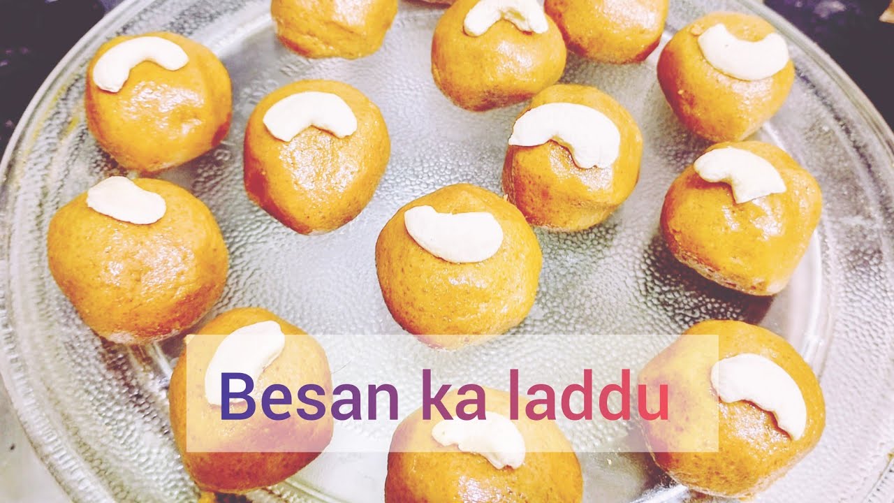 Besan key laddu easy recipe बाजार के दानेदार बेसन  से घर पर बनाएं लड्डू  Tasty food by Ruby #youtube