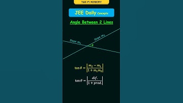 Hoek tussen twee lijnen | #jeedailyconcepts