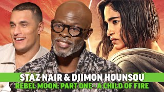 Rebel Moon Interview: Djimon Hounsou & Staz Nair Talk Zack Snyder & Lord of the Rings