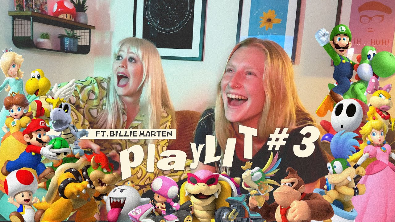 PlayLIT Episode 3 | Litany and Billie Marten play Mario Kart's 'Shroomy' Cup
