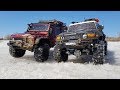 Сравнительный тест-драйв Defender и FJ Cruiser (Traxxas trx-4 и hpi venture)