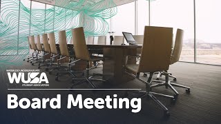 WUSA Regular Board Meeting: September 30th, 2026