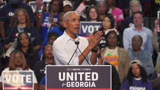 Details President Obama at GA Rally to Support Keisha Lance Bottoms & Jon Ossoff News