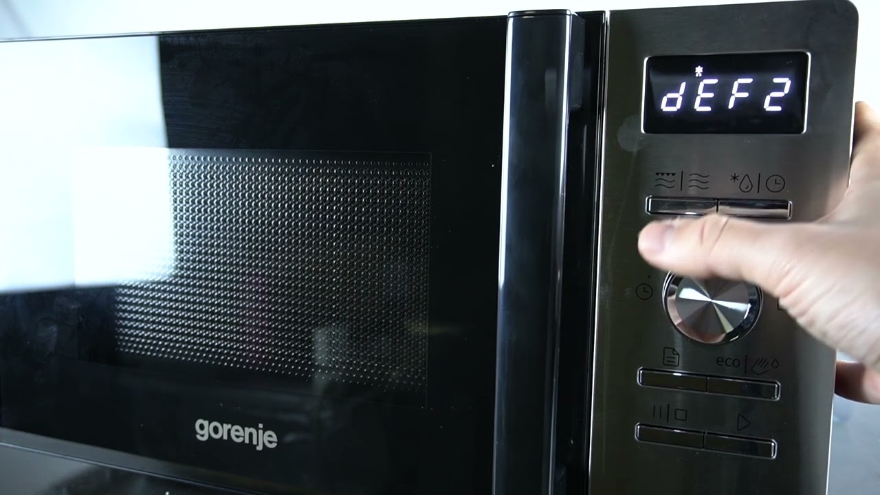 Microwave GORENJE MO20A4XH Advanced - What DEF1 and DEF2 Mean | Settings Explanation