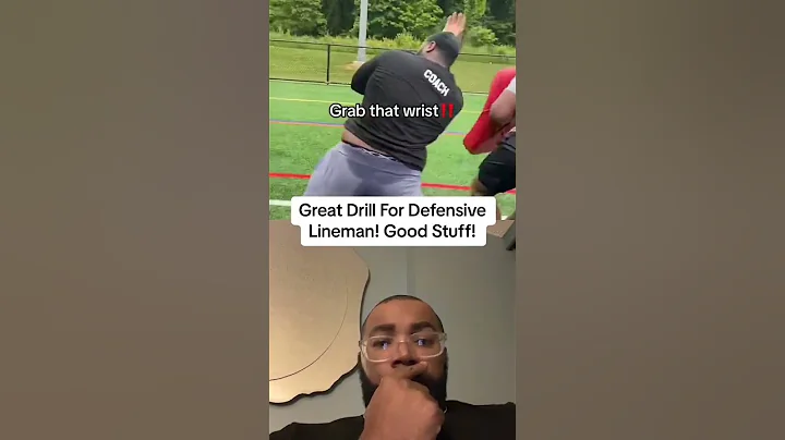 Great Drill for Defensive Lineman! Good Stuff!