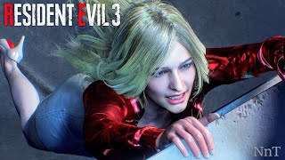 Elegant Secretary Jill Valentine All Cutscenes Gameplay 4K Ultra Hdr Re3 Remake Ending