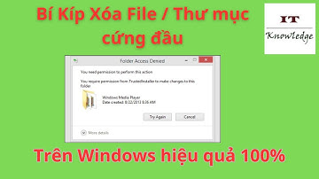 Cách xóa file thư mục không xóa được trên Win - Đơn Giản  Hiệu Quả 100%