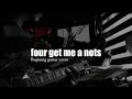 FOUR GET ME A NOTS「Beginning」弾いてみた guitar cover