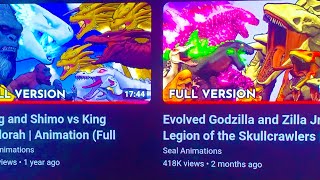 Evolved Godzilla x Kong shimo and zilla jr vs legion of the skullcrawler ( full version ) 2025