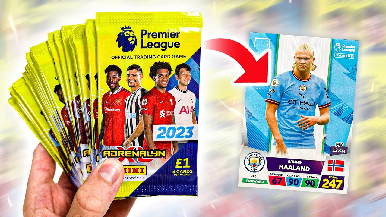Hunting for ERLING HAALAND!! | Panini ADRENALYN XL Premier League 2023 (20 packs!!)