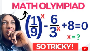 Math Olympiad Exponential Equation: Can you solve for x ? #algebra