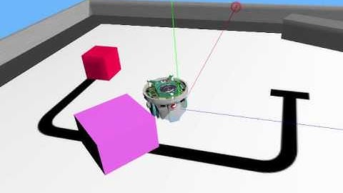 Line following and obstacle avoidance with a behavior tree on ePuck and The Construct