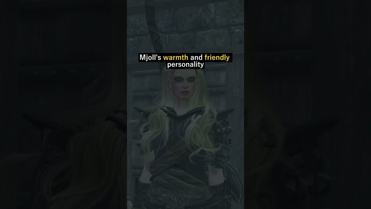Top 5 Best Wives in Skyrim - Mjoll the Lioness #skyrim #tesv #gaming