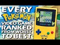 Every pokmon game ranked from worst to best