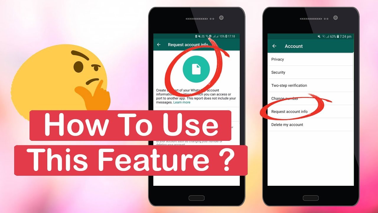 What Is Request Account Info In Whatsapp And How To Use Whatsapp