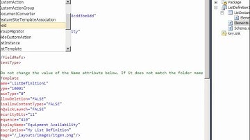 SharePoint: Creating SharePoint 2010 List Definitions in Visual Studio 2010