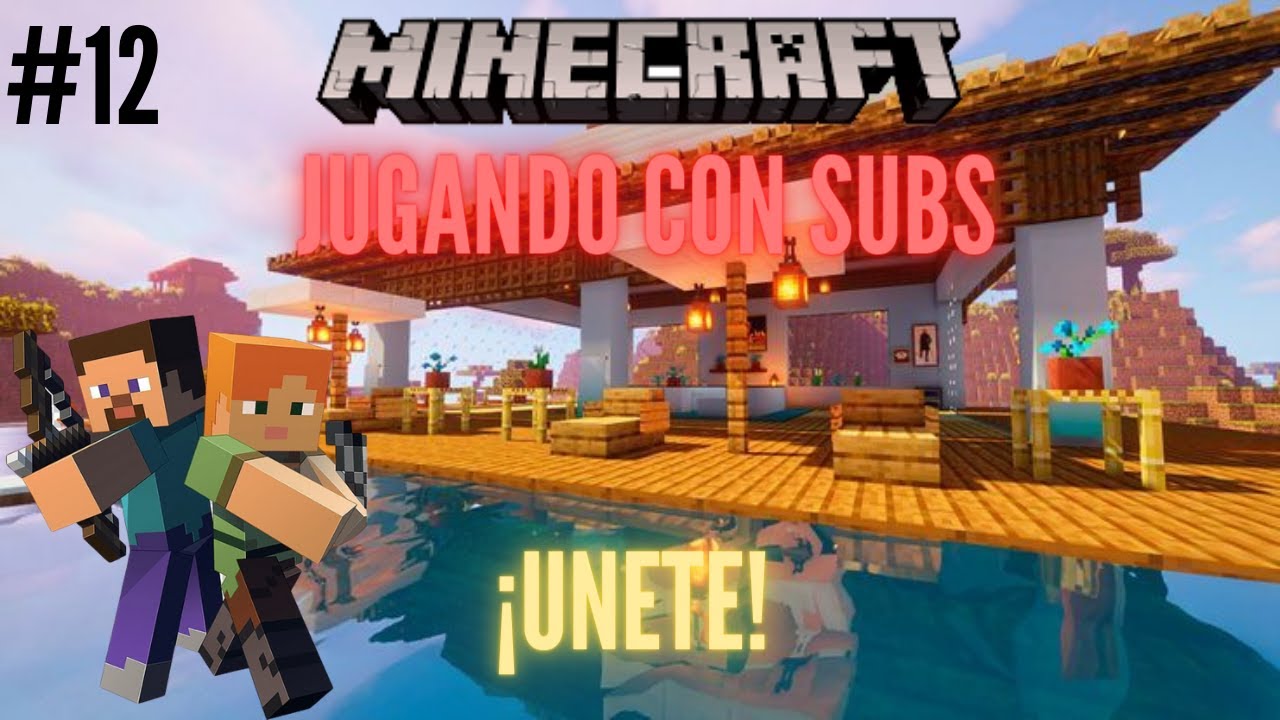 Minecraft Mini Sub 🔴Jugando MINECRAFT con SUBS🔴 - YouTube