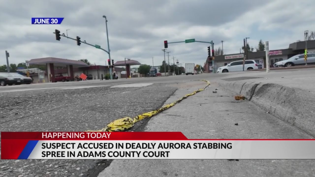 Aurora stabbing spree suspect set to appear in court - YouTube