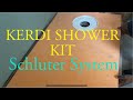 How to install Schluter Kerdi-Shower Tray waterproof