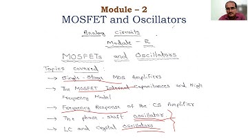 Lecture 26_Analog Circuits (18EC42) | Introduction to Oscillators | VTU