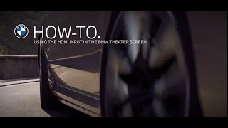 homepage tile video photo for How to Use HDMI Input to Display Screen to BMW Theater | BMW Genius How-to